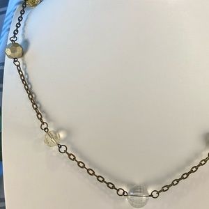 Lovely Long Glass Beaded Necklace